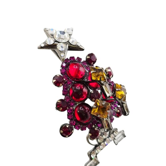 Vintage VRBA Mini Christmas Tree Brooch (A8637) - Picture 4 of 9